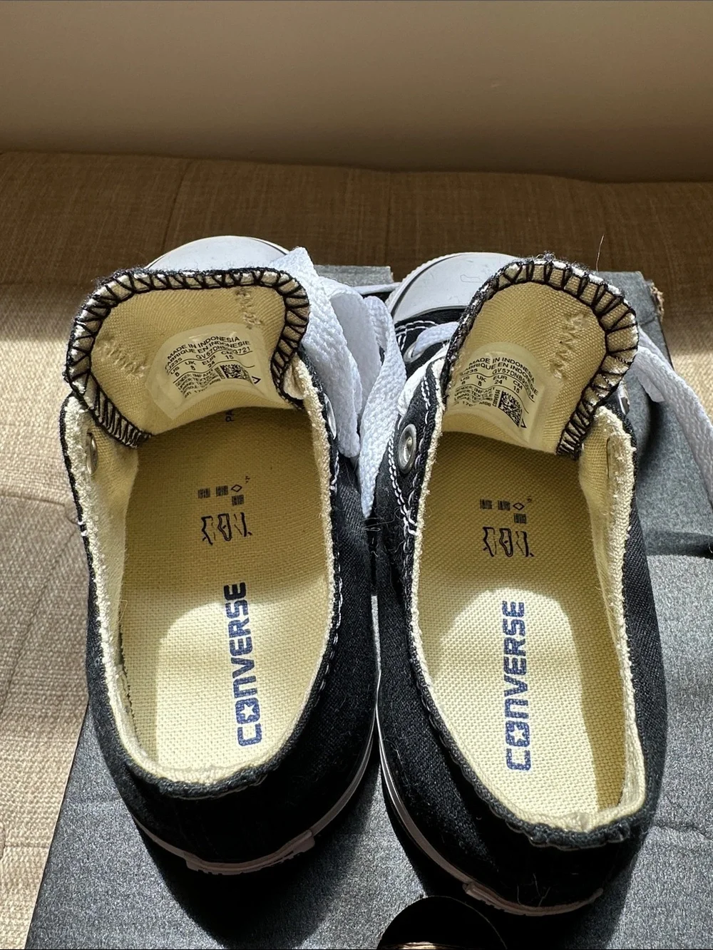 *NEW* Converse Kids Black & White Chuck Taylor Low-Top Sneakers